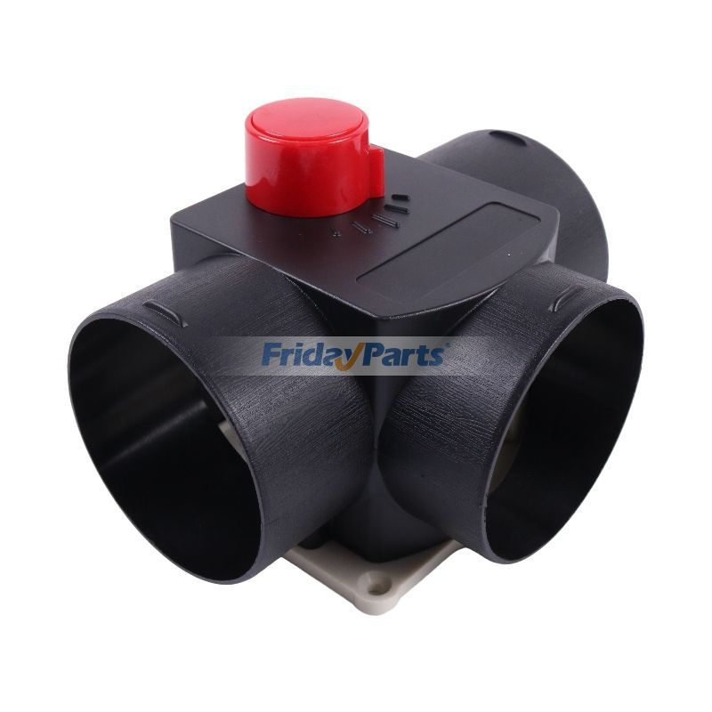 75mm 5ギア調整可能アフターマーケットWebastoバルブエアダクトコネクタ（5KWパーキングヒーター用）