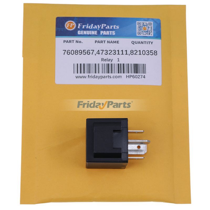 Relais 12V 76089567 47323111 8210358 pour CNH CASE New Holland TX130 TX130-30 TX130-40 TX130-43 TX130-45 TX170 TX170-45