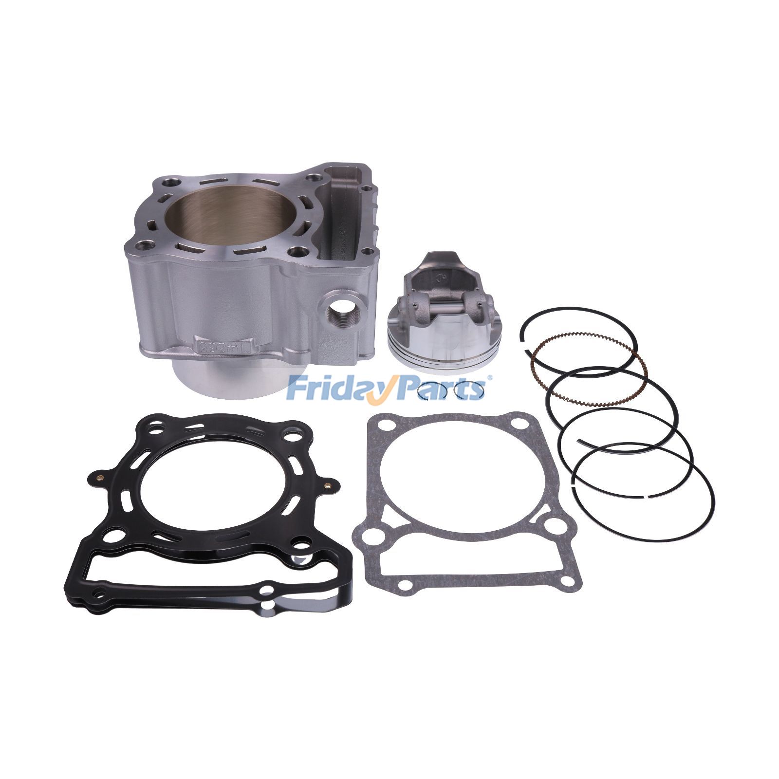 Motorcycle 78mm Cylinder Barrel Piston Rings Top End Gasket Kit