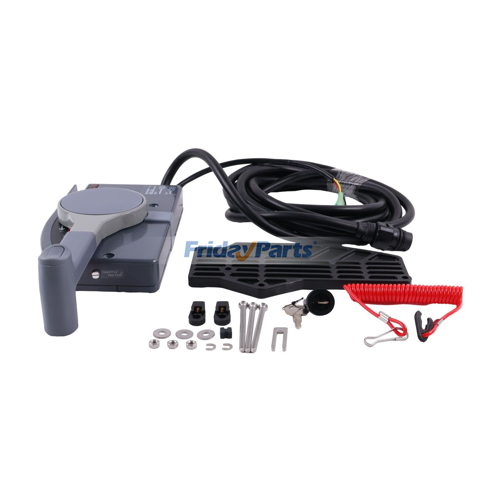 Boîtier de commande à distance pour accélérateur à 7 broches gauche/droite pour moteur hors-bord Yamaha 703-48230-14-PpourPour Yamaha