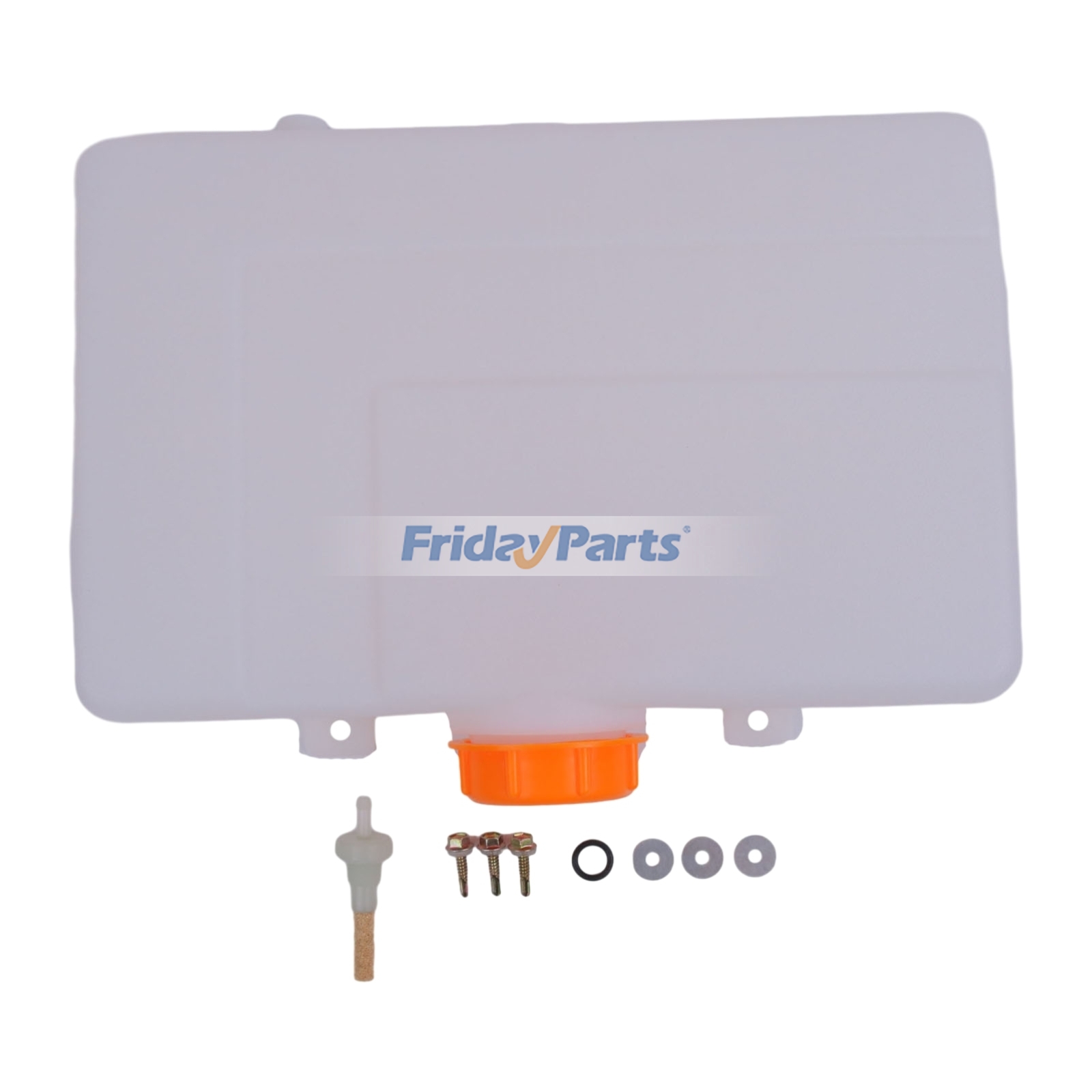 FridayParts Plastic Gas Fuel Storage Water Tank With Screw 