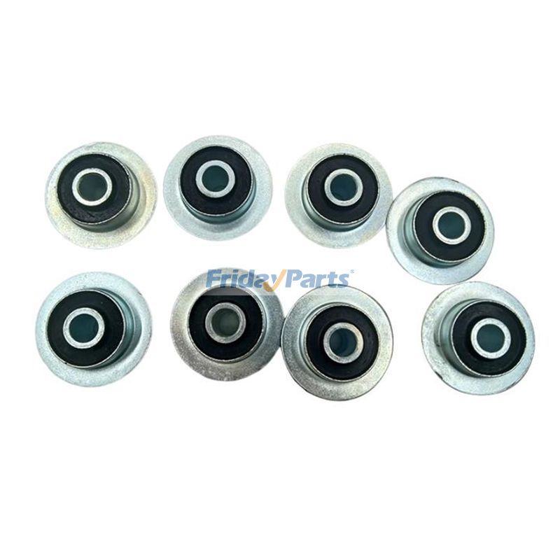 Lot de 8 coussinets de moteur en caoutchouc 20Y-01-12210 20Y-01-12221 pour Komatsu D31P-17 D40P-5 PC100-3 PC120-1 PC150-5 PC200-6 PC230-6
