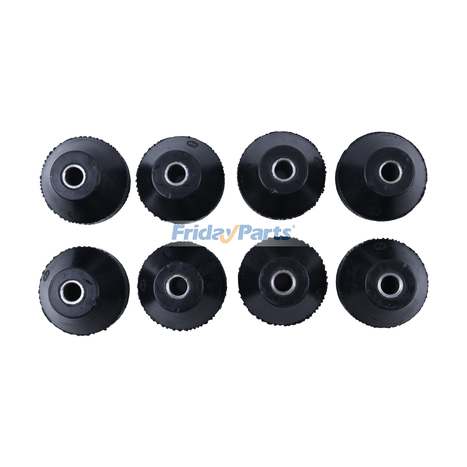 8 piezas de almohadillas de goma para montaje de motor 4667312 para motor Yanmar 4TNV98C, excavadora John Deere 50G 60D 60G Para JOHN DEERE