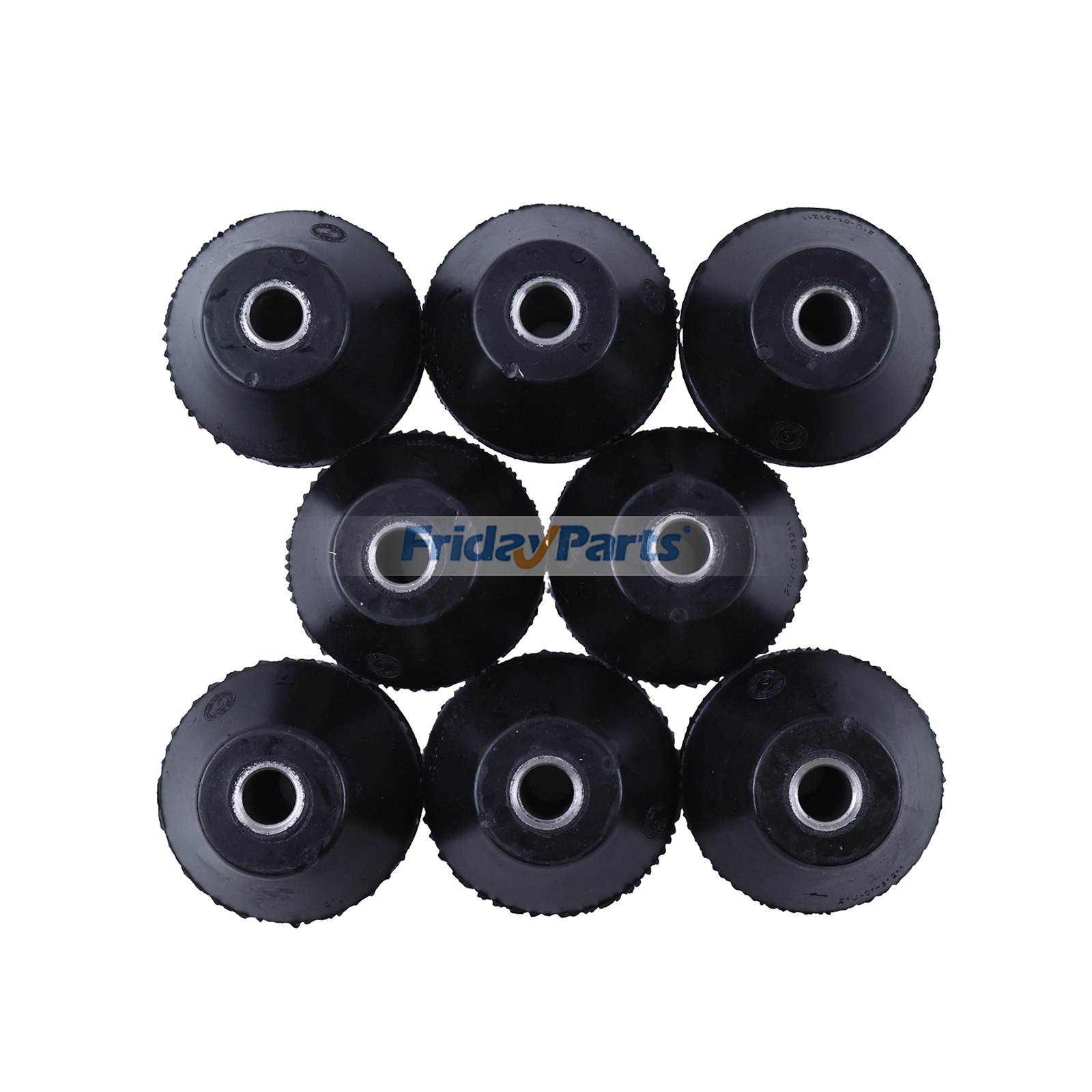FridayParts 8 Pcs Mounting Rubber Cushion Hitachi