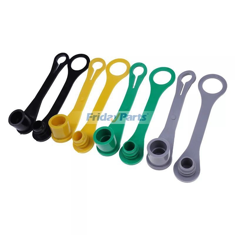 8 個の油圧ポート プラグ & キャップ セット M132021 M132022 M132024 M70728 John Deere トラクター X465 X475 X485 X495 X565 X585 X700 X740 X758 X948 X949 用