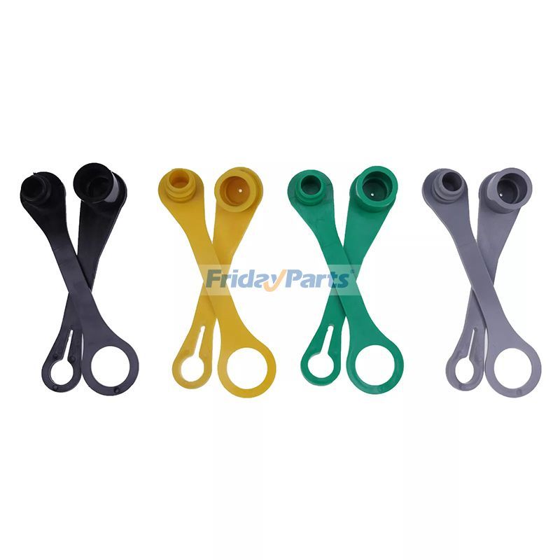 Ensemble de 8 bouchons et capuchons pour port hydraulique Pour JOHN DEERE