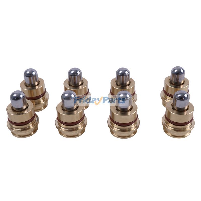 8 Pcs Pilot Valve Pusher 198-1076 for Caterpillar CAT Excavator 216B3 226B 236B 242B 247B 252B 268B 287B