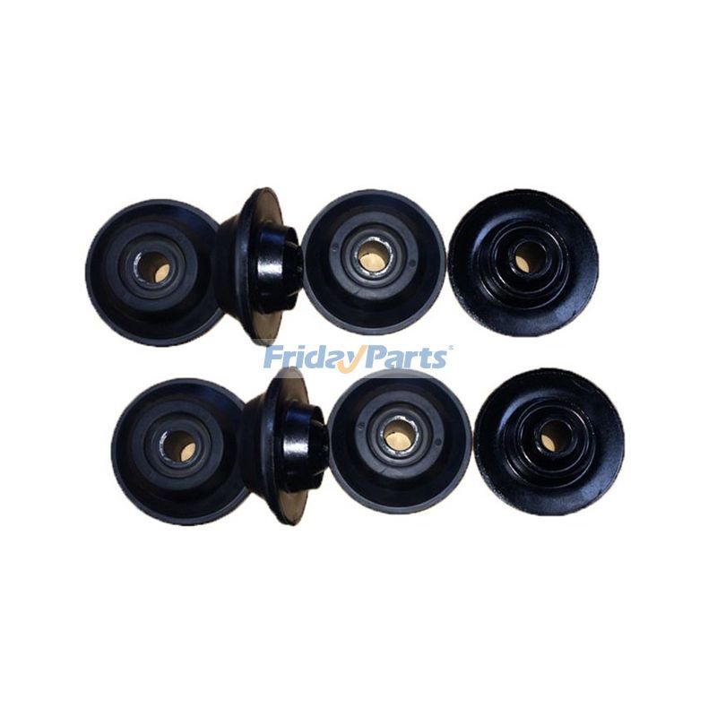 Lot de 8 coussinets en caoutchouc pour montage arrière du moteur 205-01-65210 pour excavatrice Komatsu PC1600-1 PC200-2 PC220-2