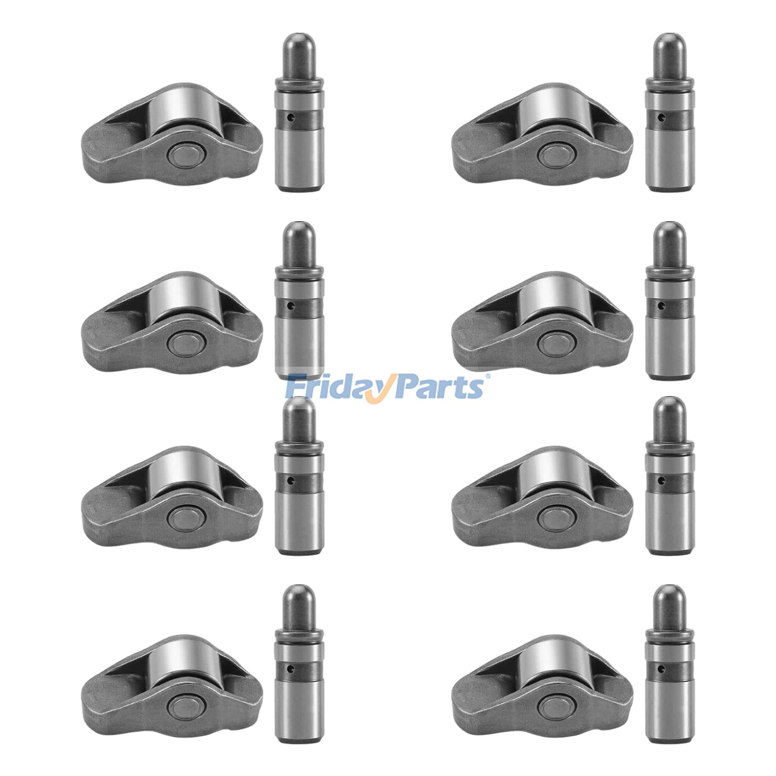 8 Pieces Rocker Arm 12565203 12656486 for Buick Allure Envision Cadillac DeVille Chevrolet Camaro Cavalier