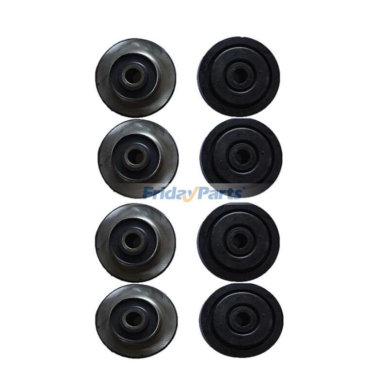 Lot de 8 coussinets en caoutchouc 23S-01-11140 208-01-55220 pour Komatsu PC360-7 PC300-8 PC300-7 PC350LC-8 PC340-6K PC380LC-6K