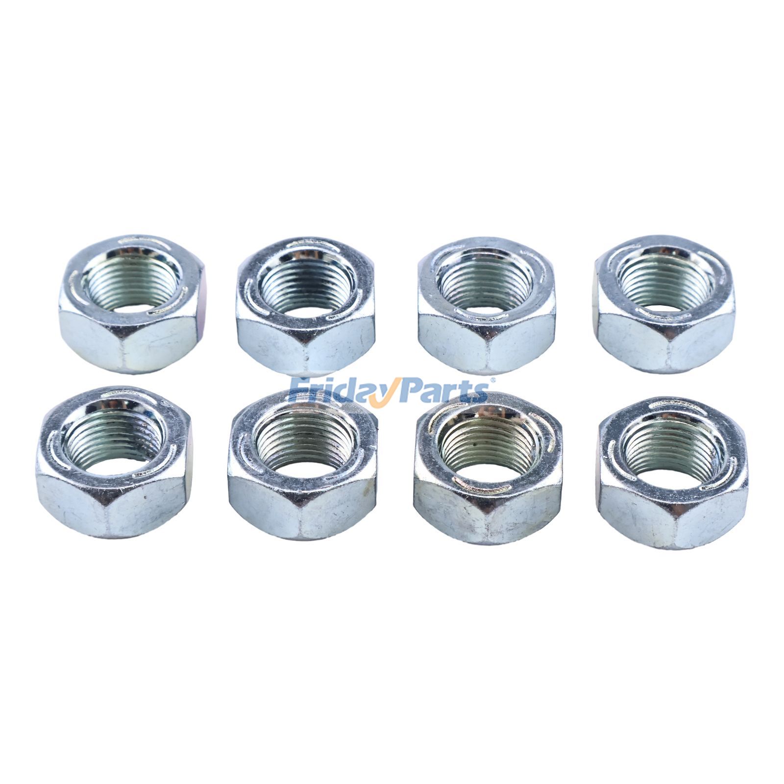 8 Pieces 5/8" Cone Lug Nut for Stud Trailer Axle Hub Dually 17.5 Wheel Ring