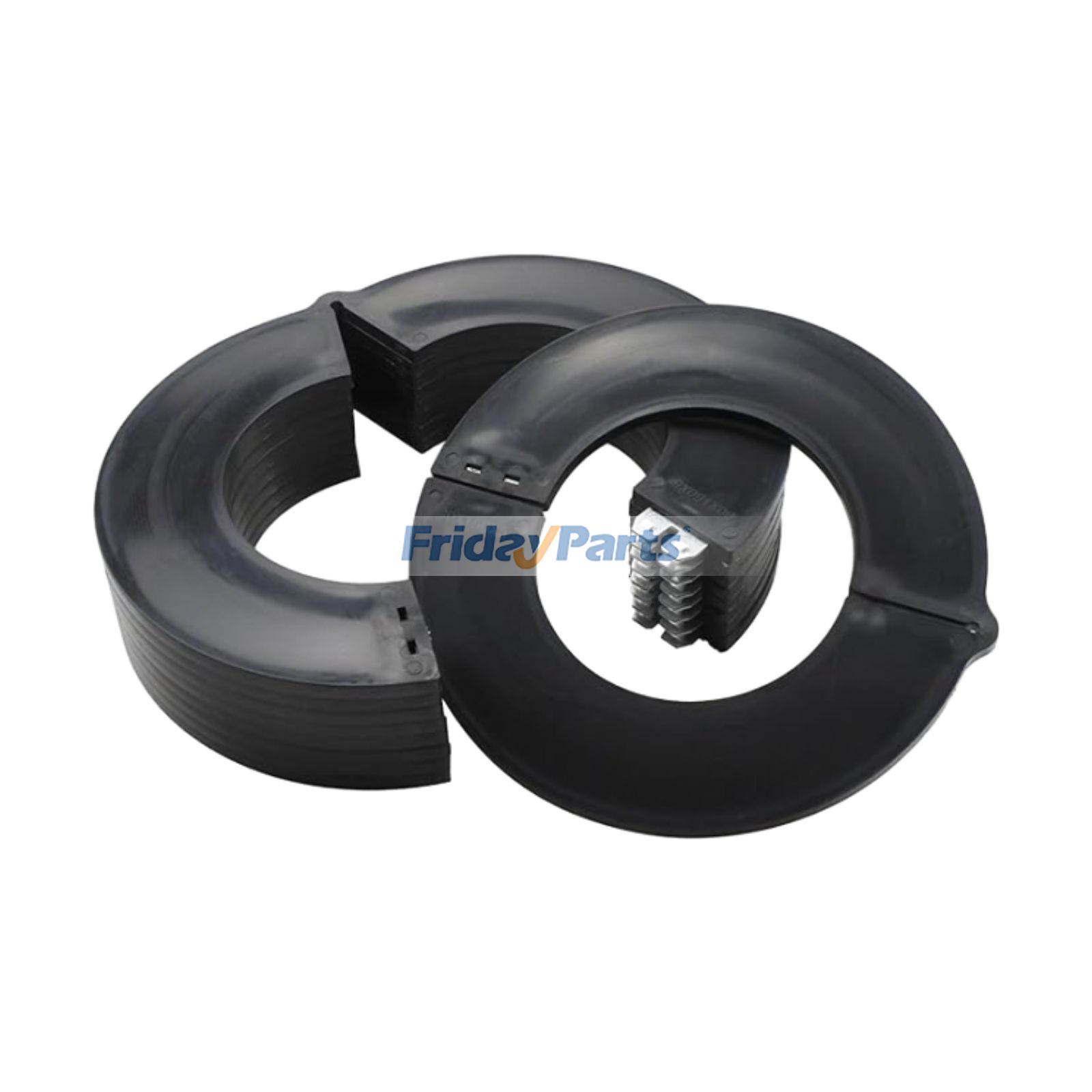 Kit com 8 calços de pino de caçamba de 80 mm e 5 mm de espessura para escavadeiras Komatsu, Kobelco, CASE IH, Caterpillar, CAT e John Deere.