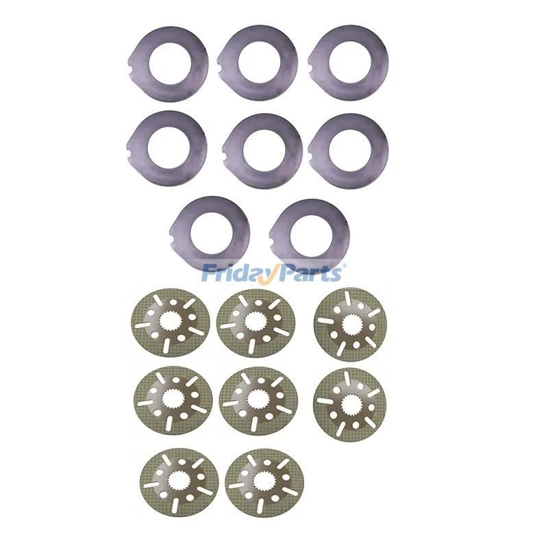 8ピース ブレーキディスク & フリクションプレート 9R-9401 133-7234 キャタピラー CAT ローダー 416B 416C 416D 420D 424D 426B 426C 428B 428C 428D 430D 432D 436C 438C 438D 442D用