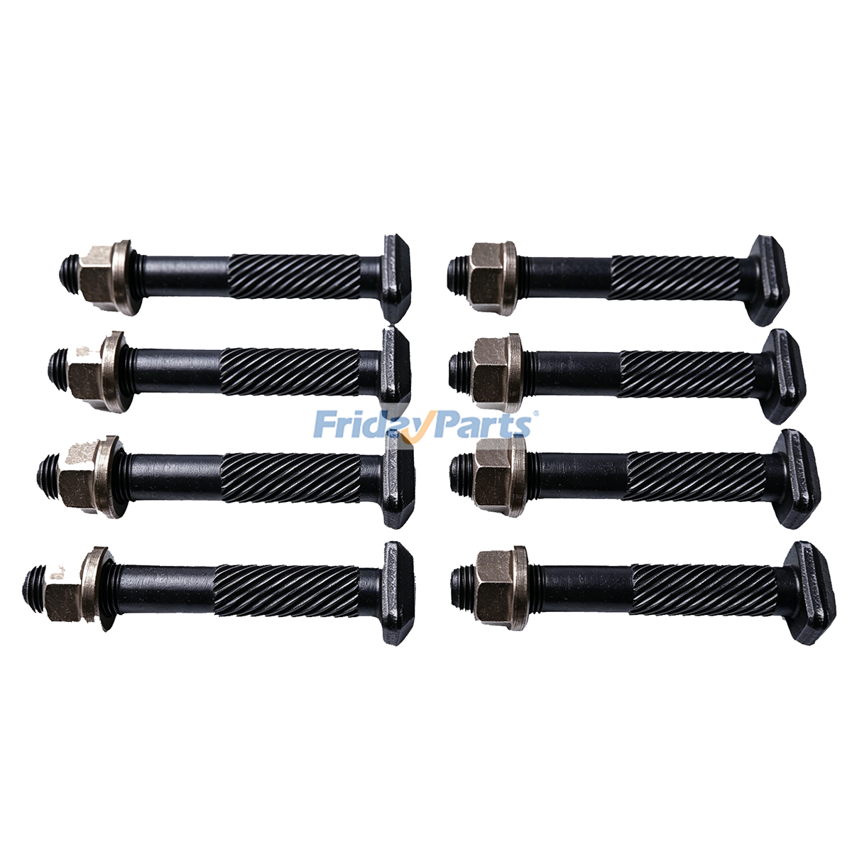 8 Pieces Connecting Rod Bolt 128-2955 for Caterpillar CAT Engine 3044C 3046 C3.4 Loader 236B 236B2 236B3 242B3 246B 246C 248B 252B