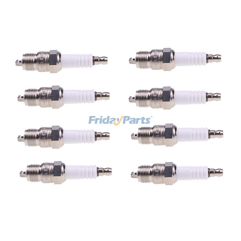 Bujías de cobre RV17YC para tractor Craftsman (8 unidades) 917250262, 917250480, 917251480, 917252714 y 917256700