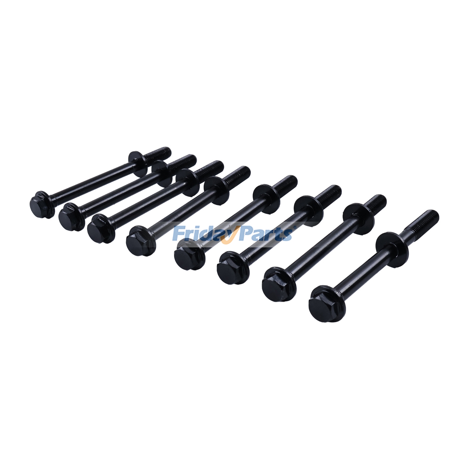 8 Pieces Crankcase Bolt 100-4546 7521267 7519141 for Polaris UTV ACE General Ranger RZR 900 1000