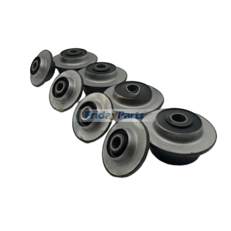 8 Pieces Engine Cushion Rubber 208-01-11192 135-01-31260 for Komatsu Excavator PC300-6 PC300-5C PC300-5 Mobile Debris Crusher BR300S-1