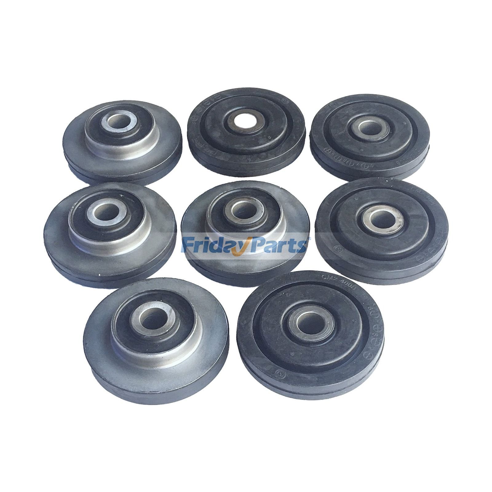 Support moteur en caoutchouc 8 pièces pour pelle Caterpillar CAT E330B E330C E330D