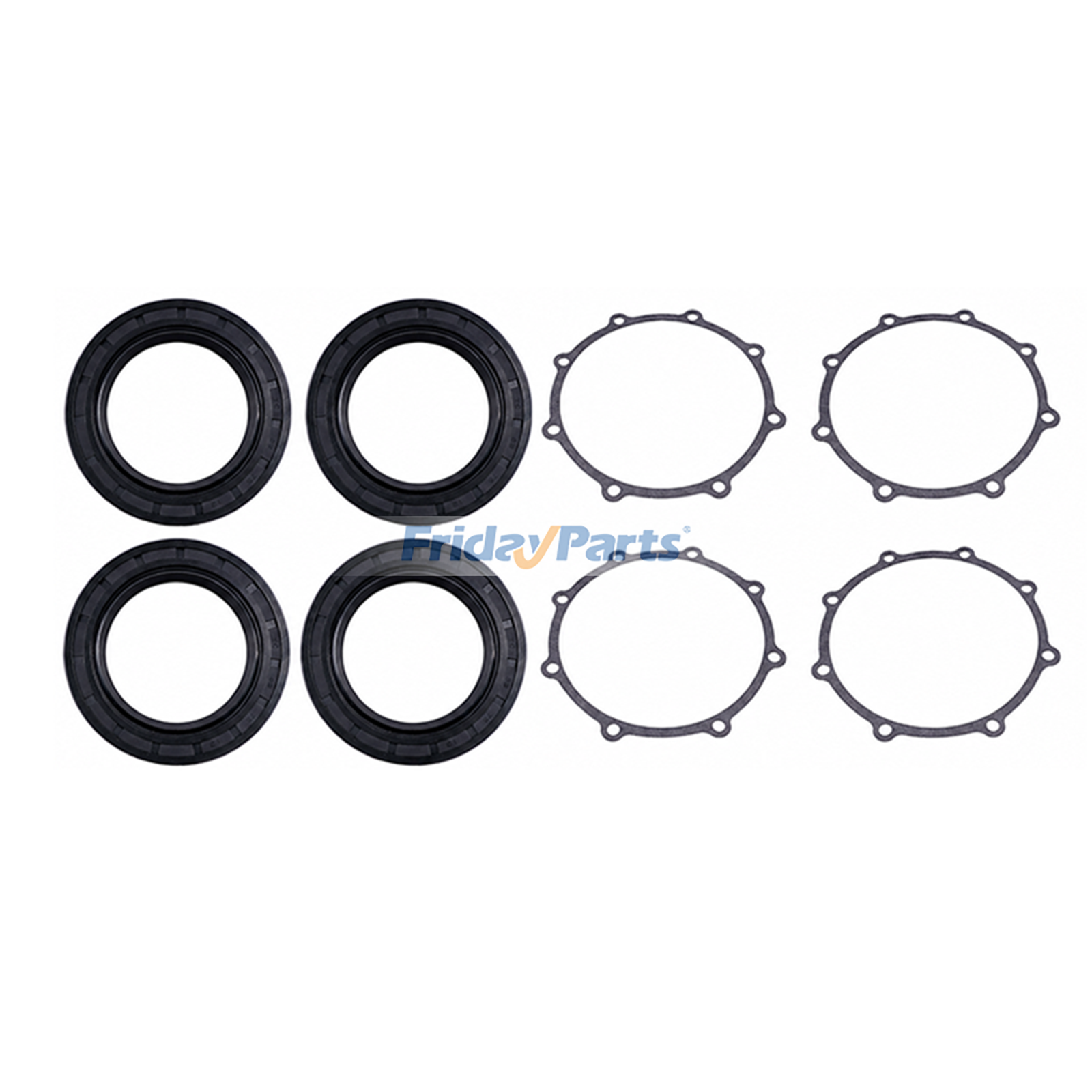 8 Pieces Front Axle Seal Gasket Repair Kit TR109398 MIU801706 for John Deere Tractor 1023E 1025R 1026R 1E23 1R25 1R26 2025R 2026R