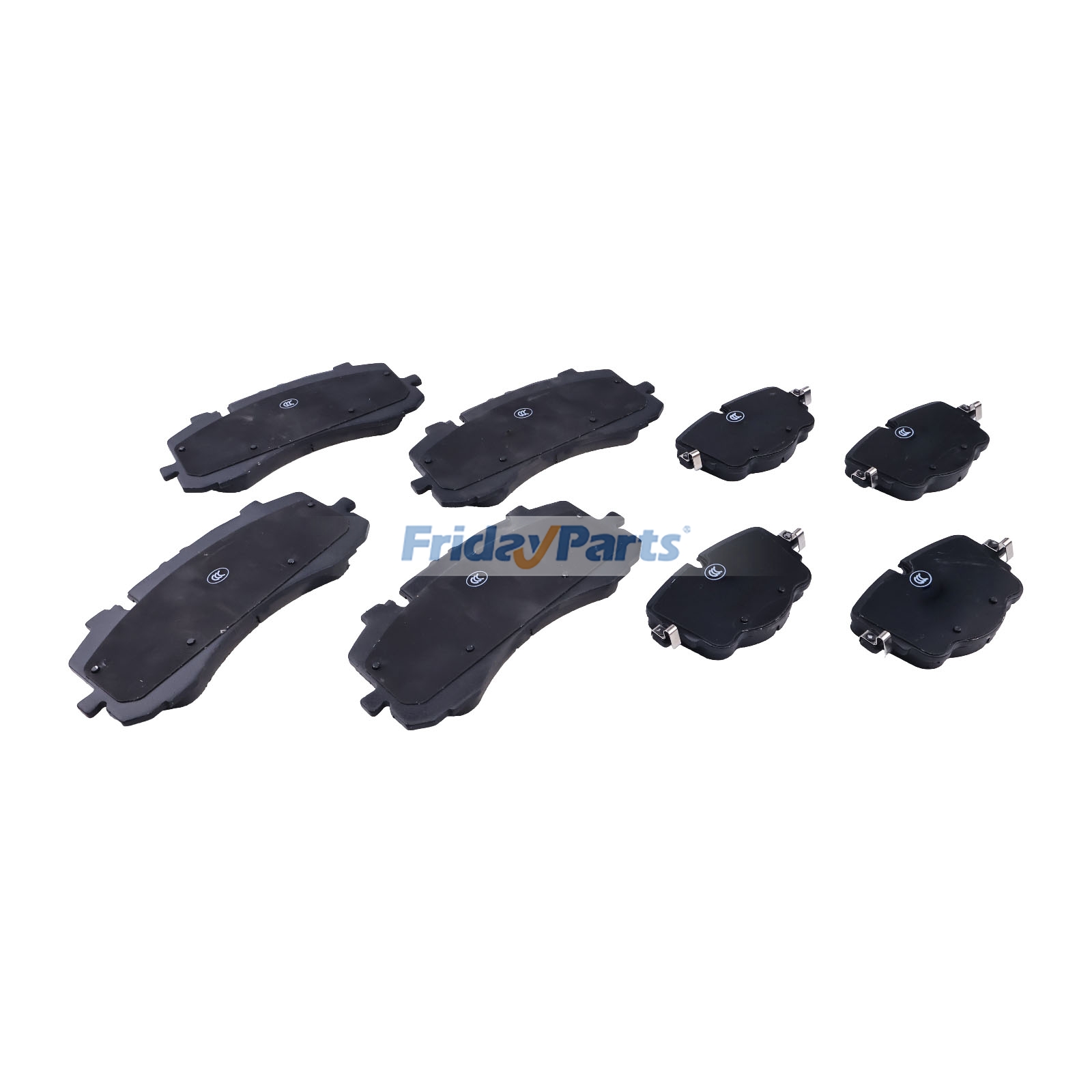 8 Pieces Front & Rear Brake Pad 4M0698451C 4M0698151AK for Bentley Bentayga 2017-2023