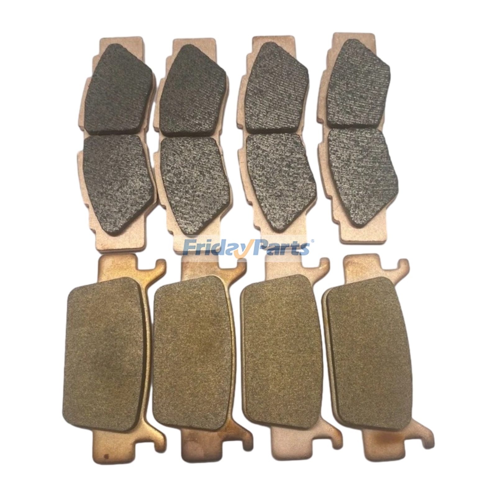 8 Pieces Front & Rear Brake Pad Kit K7811-44112 K7811-44792 for Kubota Side By Side Utility Vehicle RTV-XG850 RTV-XG850G RTV-XG850R RTV-XG850S