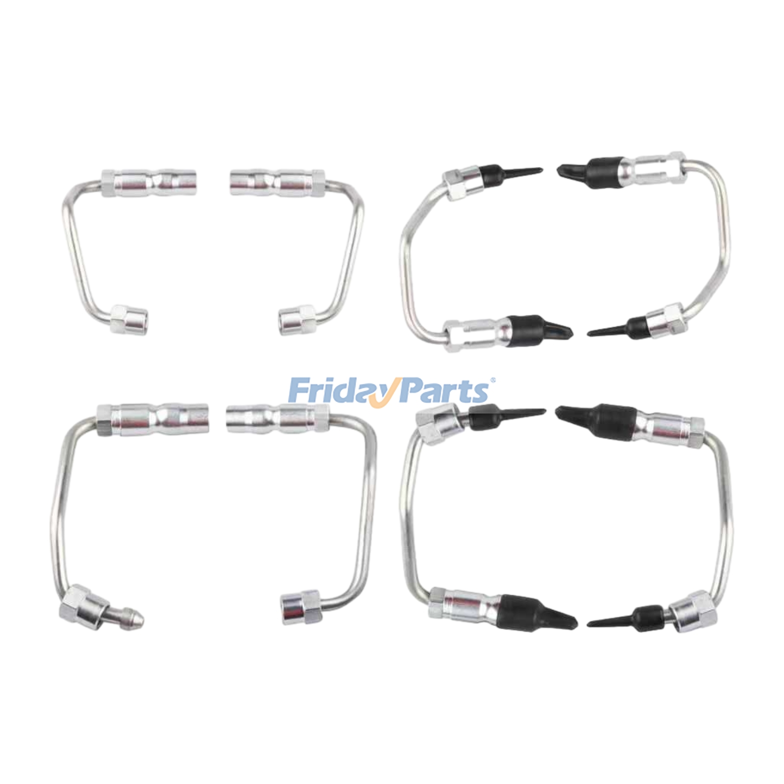 8 piezas de línea de inyector de combustible 904-128 904-129 para Chevrolet GMC Duramax LB7 6.6L Silverado 2500HD 3500 2001-2004 para Motor,Vehículo