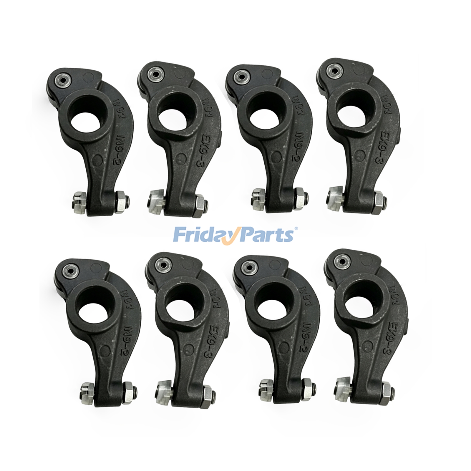 8 Pieces Intake & Exhaust Rocker Arm 24531-42501 24529-42501 for Hyundai H1 H100 Porter II Starex 1997-2023 Mitsubishi Challenger L200 L300 1983-2008