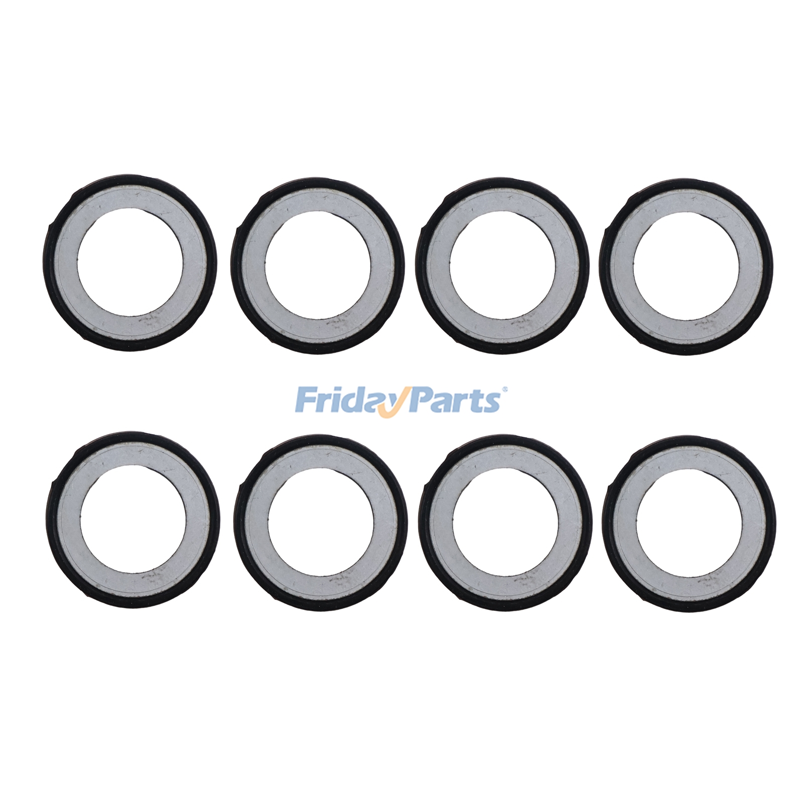 8 piezas de junta para la tapa del enfriador de aceite lubricante 3637730 para motores Cummins G5.9 GTA38 GTA855 K38 K50 KTA38 KTA50 QSK19 QSK38 QSK45 QSK50 QSK60 QSK78 para Motor