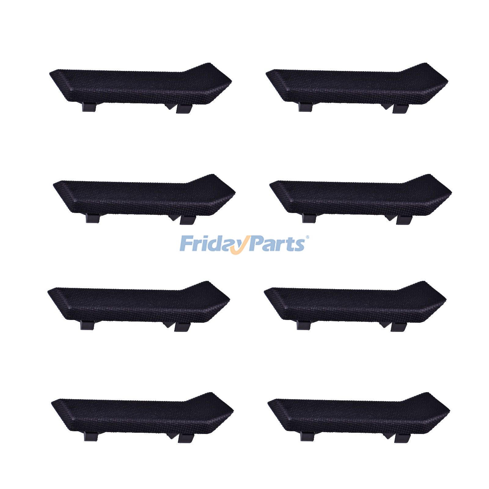 8ピース 右側ランニングボードステップパッドグリップカバー FL3Z-16490-DA フォード F-250 F-350 F-450 F-550 スーパーデューティー 2015-2024用