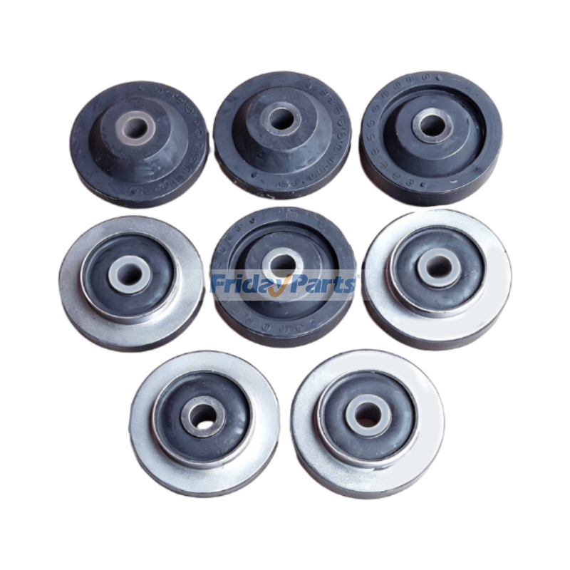 8 Pieces Rubber Mount 151-9632 151-9633 for Caterpillar CAT Excavator E311B E312B E313B E311C E312C E313C 313B