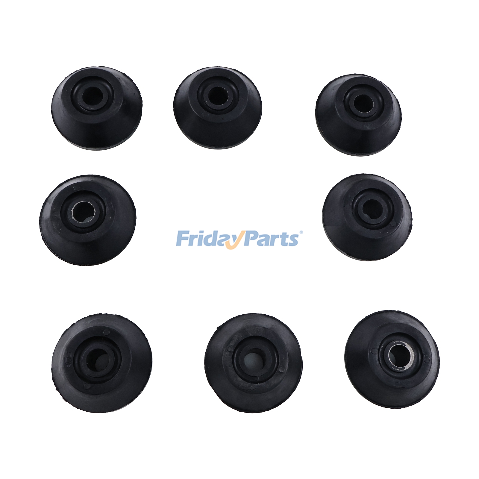 8 Pieces Rubber Mounting Cushion 22B-01-21530 for Komatsu Excavator PC118MR-8 PC78US-8 PC78UU-8 PC80MR-5 PC88MR-8 PW118MR-8 PW98MR-8 for less