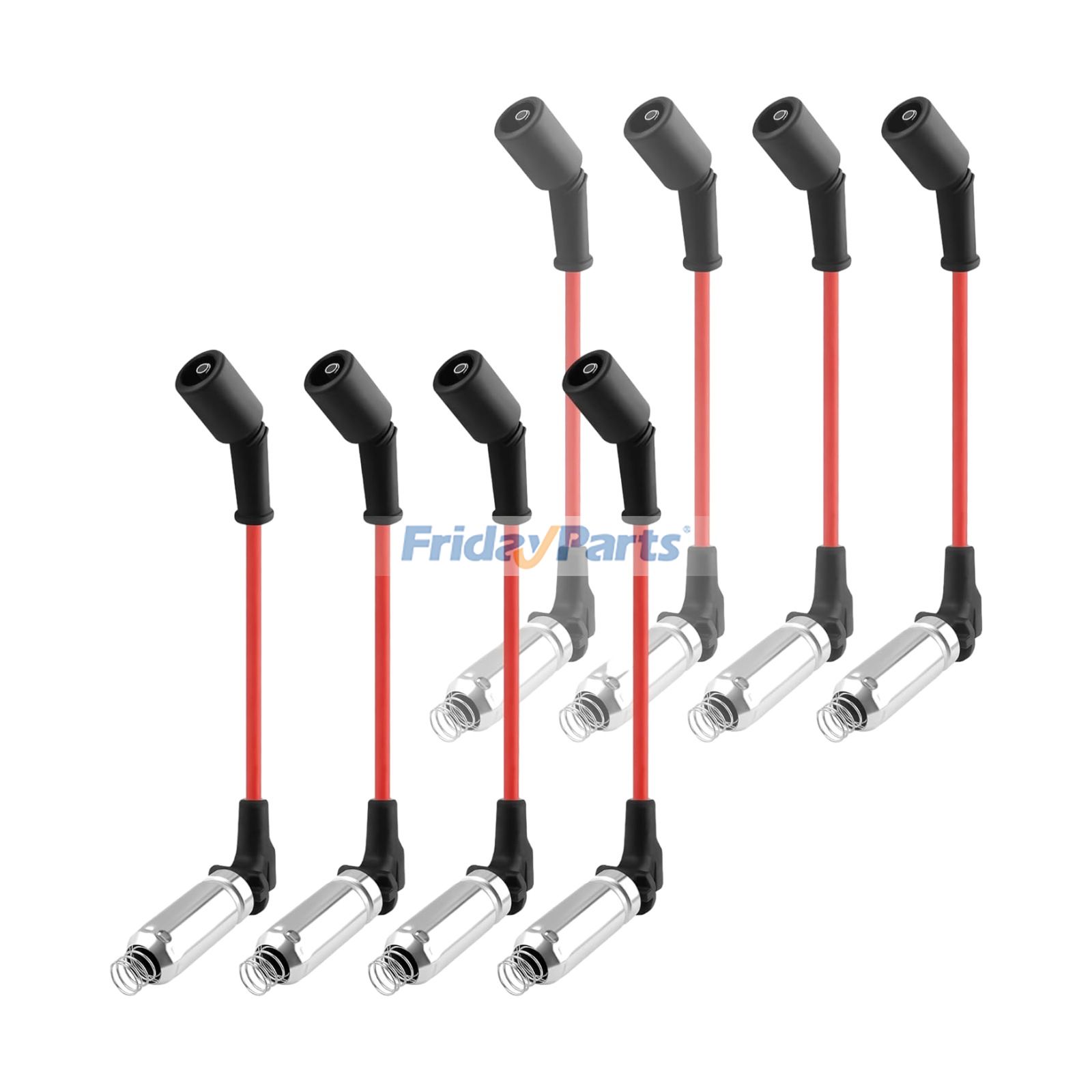 Juego de 8 cables de bujía 48322R para GMC Sierra, Yukon, Hummer H2, Chevrolet Suburban, Silverado, Cadillac Escalade (1998-2019)