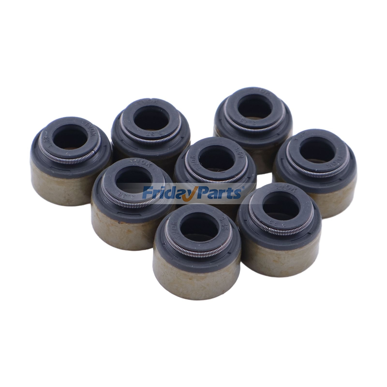 8 Pieces Valve Oil Seal for Isuzu 4LE2 Engine