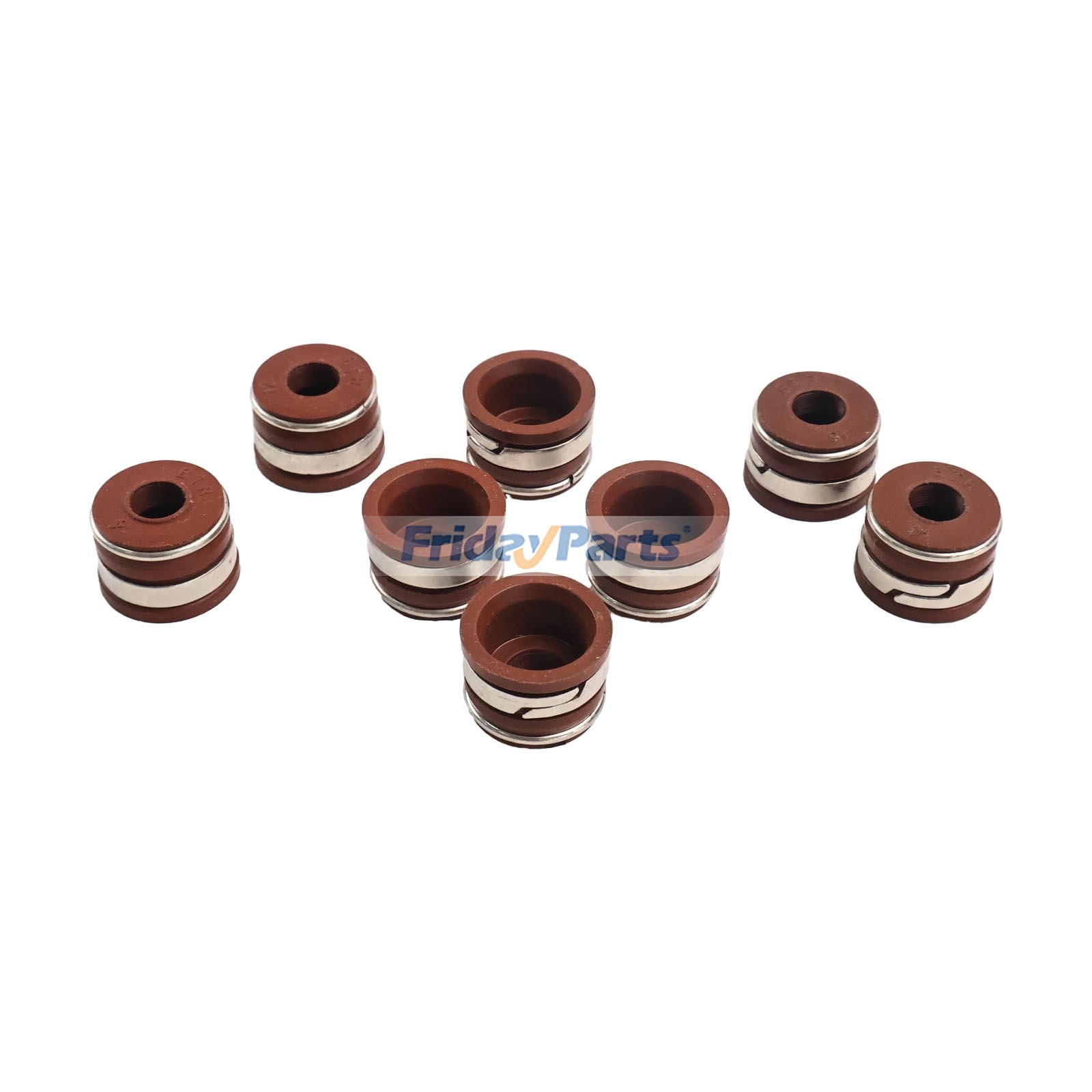 Valve Stem Seal compatible with Dozer,Engine,Excavator,Generator,Motor Grader