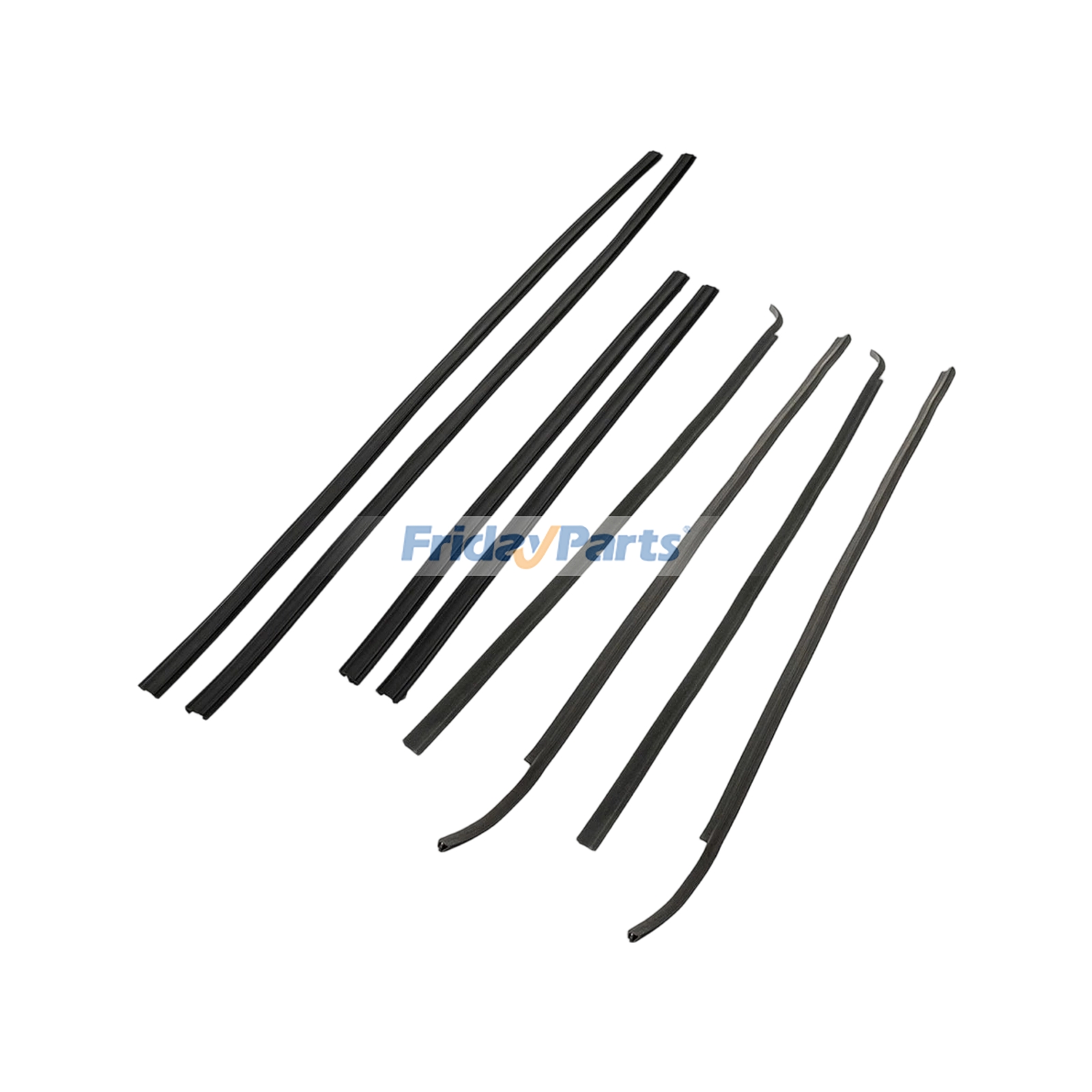 8 Pieces Window Guide Door Shaft Seal 171837433A 251837703 251837704 251837709 for Volkswagen Transporter III Kasten Pritsche Fahrgestell