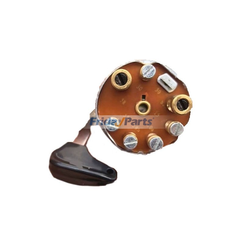 Cerradura de encendido de 8 pines, 4 velocidades, manija de plástico negra 600000116-6 para motor Deutz F1L514 F2L514 F3L514 F4L514 