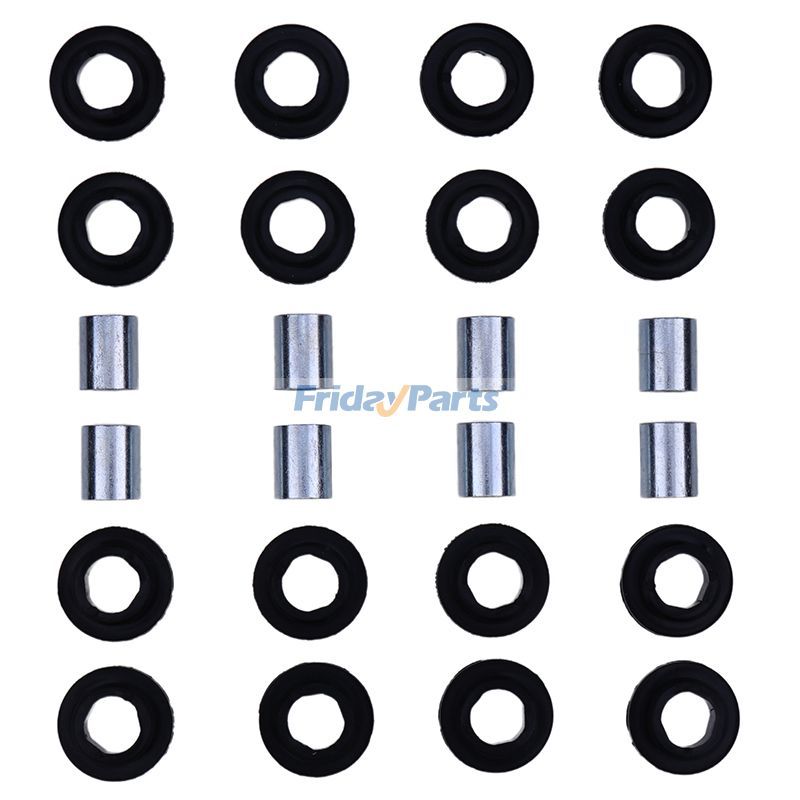 FridayParts 8 Sets Shock Bushing Kit Upper Lower Front Rear Shock Bushing for Arctic Cat