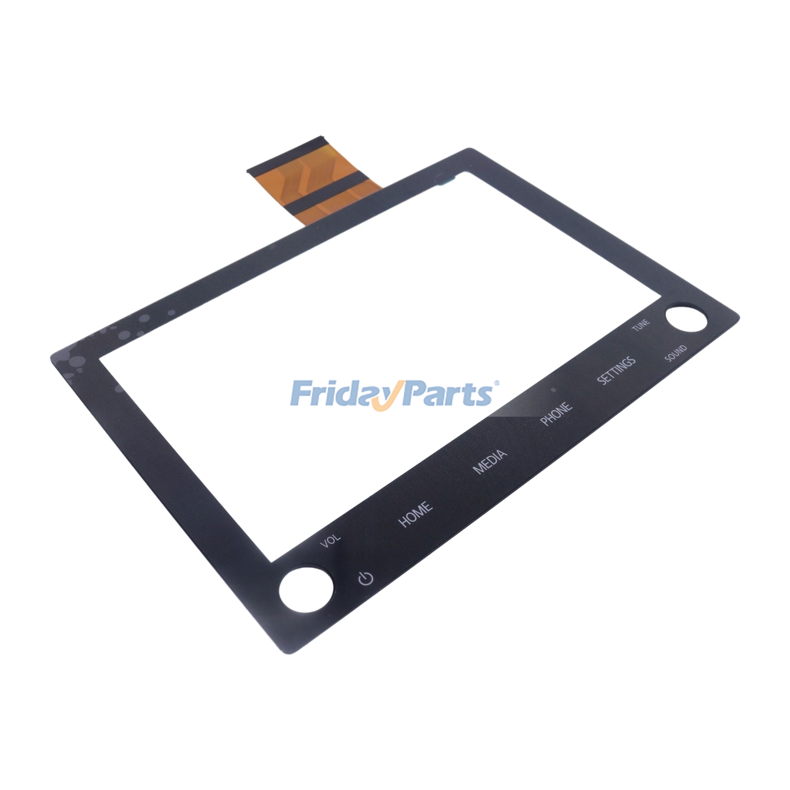 Pantalla táctil de 8" con digitalizador de vidrio y 2 botones para radio Mitsubishi Outlander Sport Mirage G4 2019-2022 de FridayParts