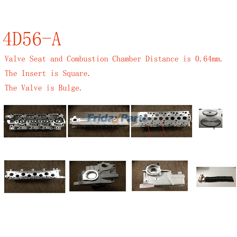 FridayParts Kompletter Zylinderkopf mit Ventilen