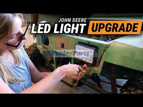Faro delantero AM117670 para vehículo utilitario John Deere 4x2 6x4 Trail Gator M-Gator Worksite para Vehículo utilitario