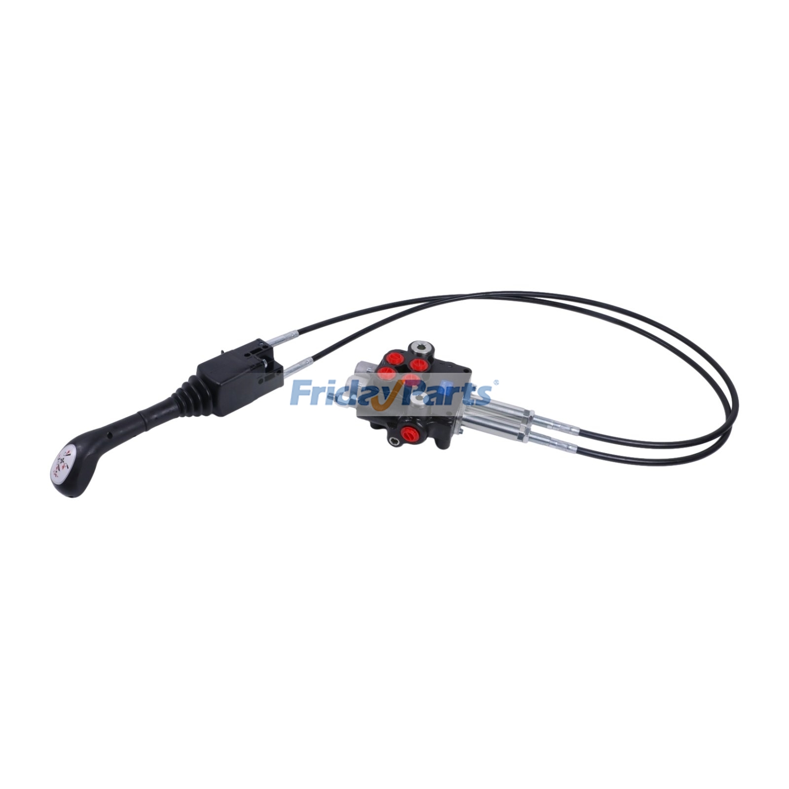 Hydrauliksteuerventilsatz Kabelfernbedienungsventilsatz mit 2 Schieberventilen 80 l/min/21 gpm und 2 Kabelfernbedienungs-Joystick