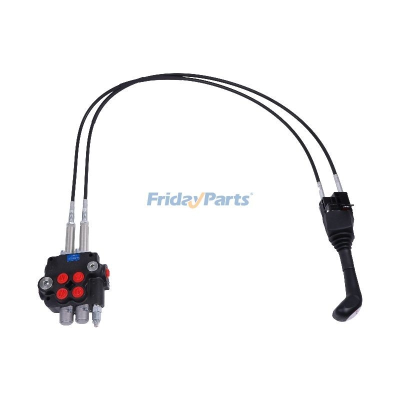 Cable Control Valve 80lpm/21gpm 2 Spool Remote Control Valve with Cable with Joystick