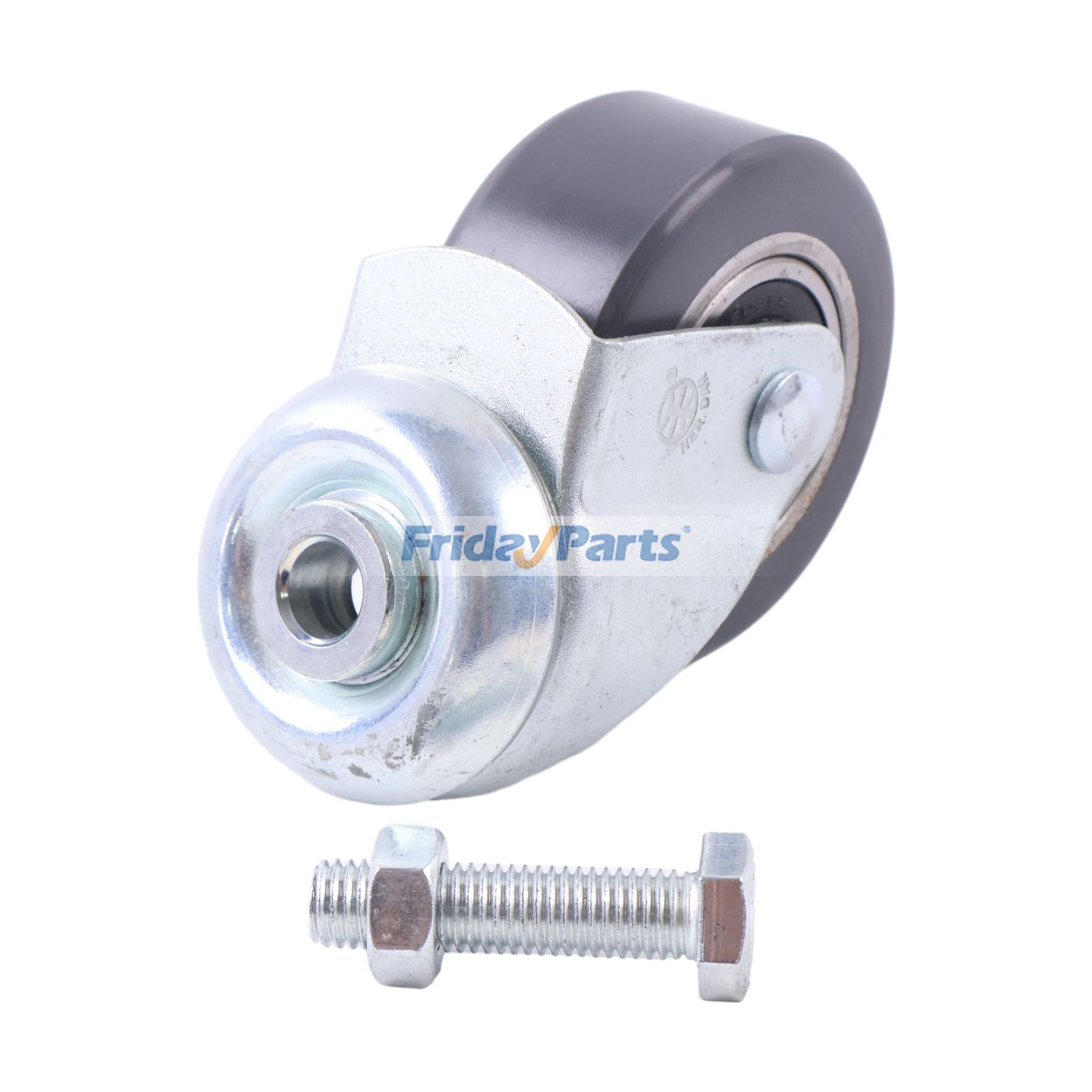 Rueda trasera de 80 mm M12 x 25 Poly Grey 1026345 1019008 para fregadora de suelos portátil Tennant Nobles T3 de FridayParts