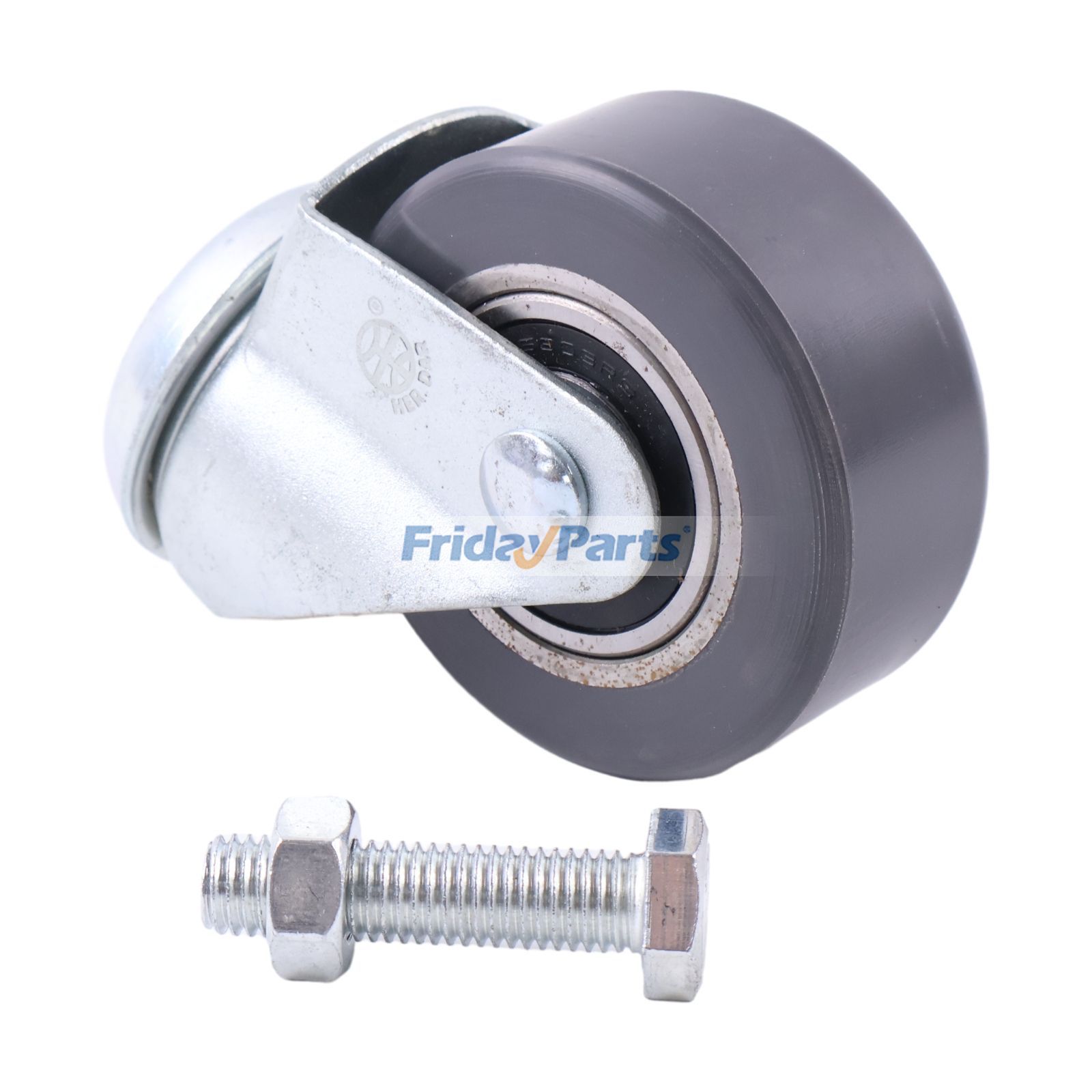 Rueda trasera de 80 mm M12 x 25 Poly Grey 1026345 1019008 para fregadora de suelos portátil Tennant Nobles T3 Para Tennant