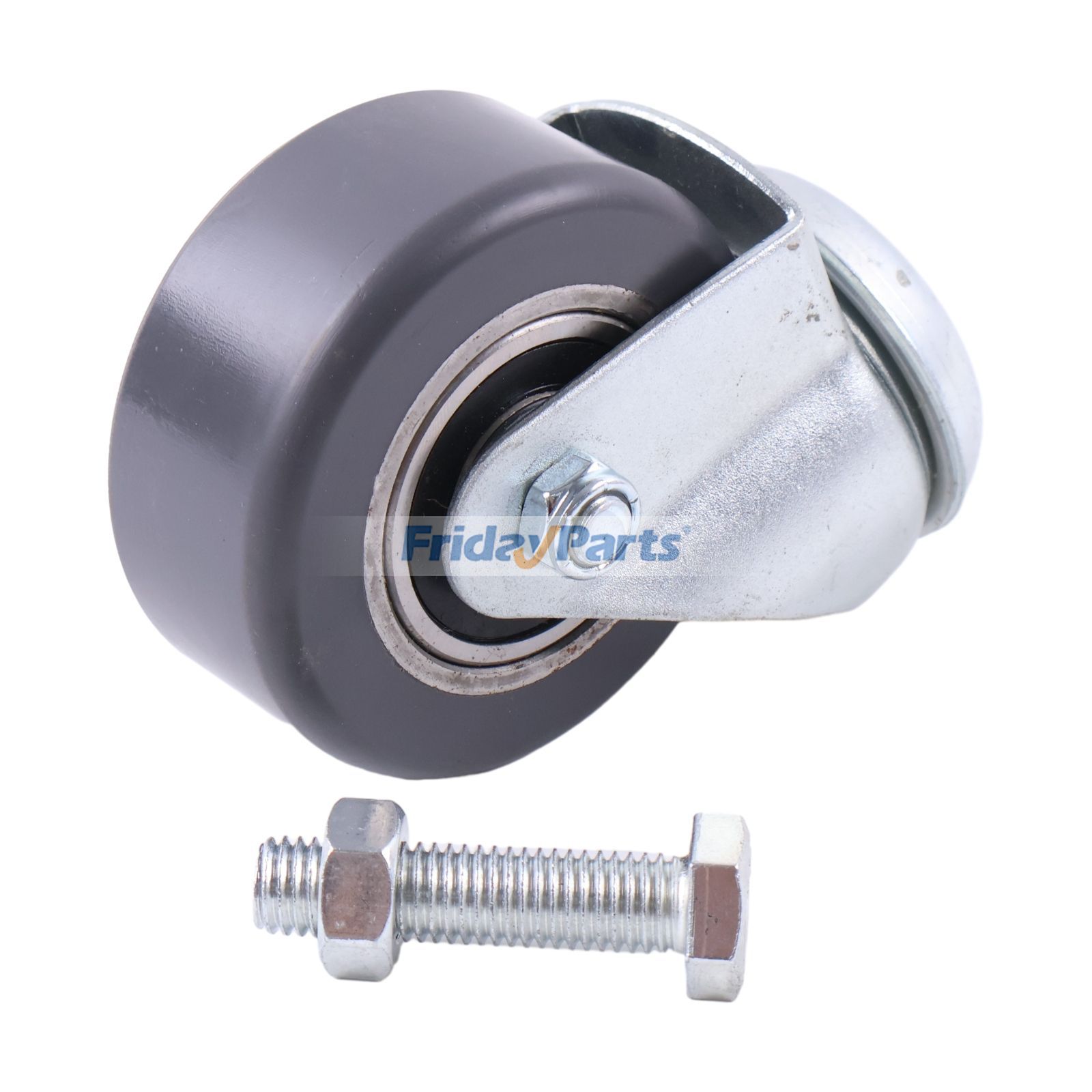 Rueda trasera de 80 mm M12 x 25 Poly Grey 1026345 1019008 para fregadora de suelos portátil Tennant Nobles T3 para Equipos de limpieza