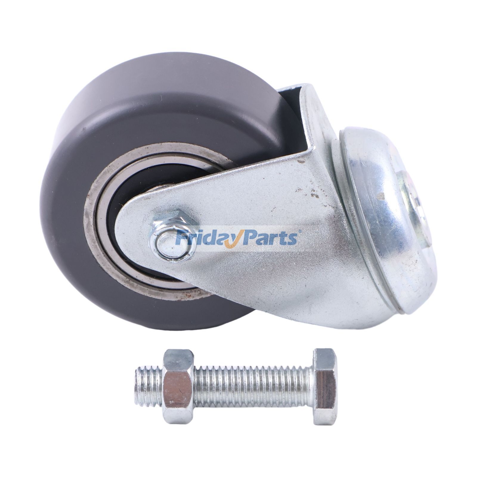 Rueda trasera de 80 mm M12 x 25 Poly Grey 1026345 1019008 para fregadora de suelos portátil Tennant Nobles T3