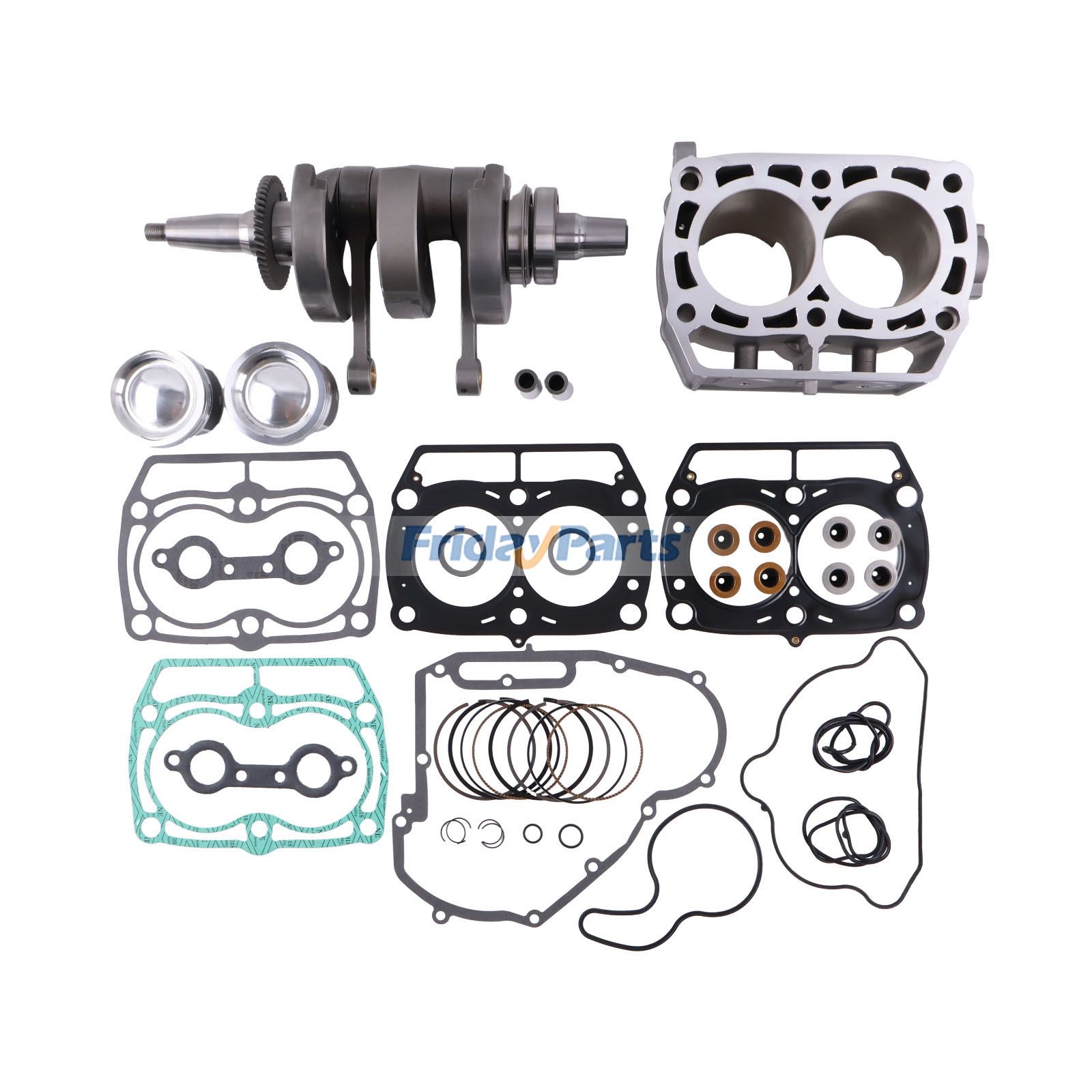 80mm Standard Langlebiger Zylinderkolbendichtungs-Kurbelwellen-Überholungs- und Rebuild-Kit für Polaris RZR Ranger 800