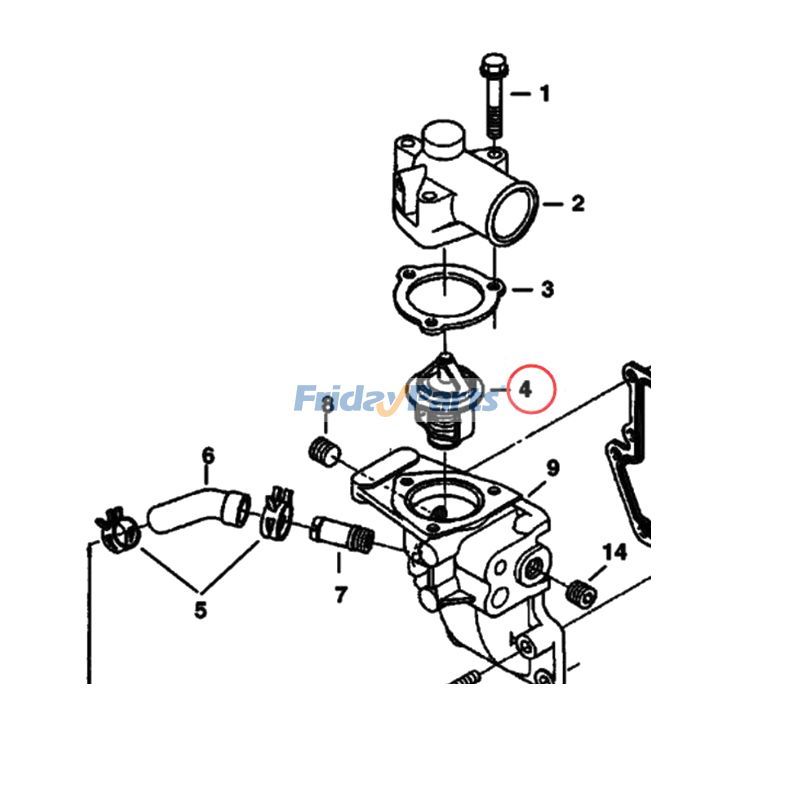  82 Degree Thermostat For BOBCAT