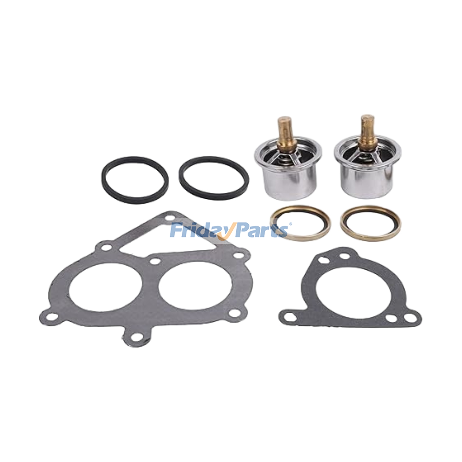 82℃ Thermostat & Gasket Kit 247-7133 for Caterpillar CAT Engine C11 C12 C13 C15 3176 3196 3306 3406E