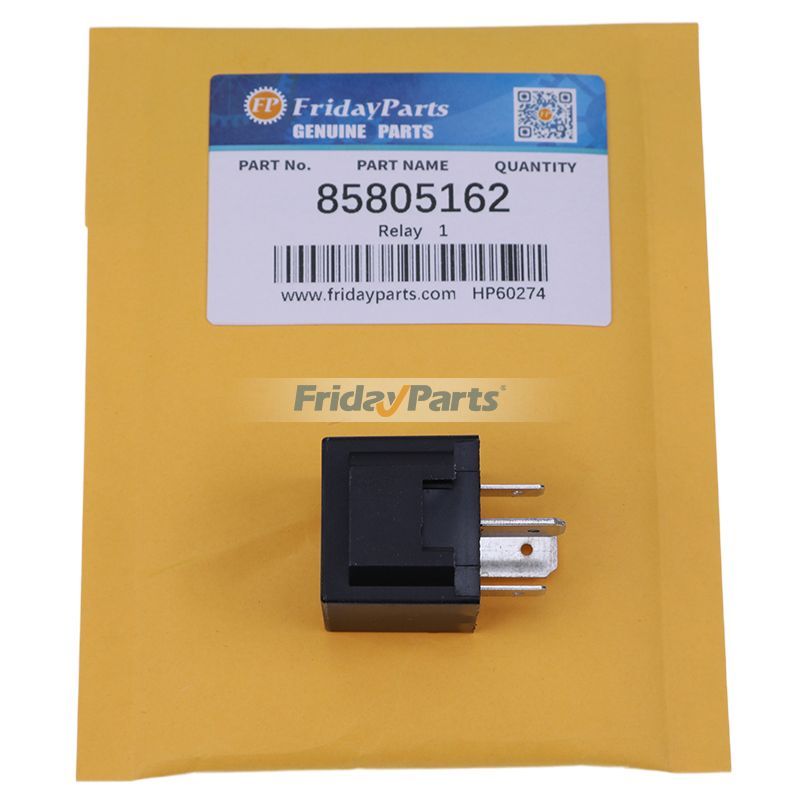 Relais 12V 70A 85805162 pour New Holland DC100 DC70 DC80 555E 575E 655E 675E B110 B115 LB90 LB95